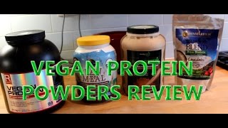 BEST VEGAN PROTEIN POWERS REVIEW GARDEN OF LIFE SUNWARRIOR BODY LOGIX ETC