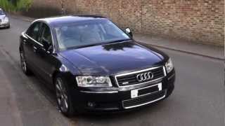 PART 1/3 2004 AUDI A8 3.0 TDi QUATTRO SPORT REVIEW, IN DEPTH TOUR, ENGINE, KEYLESS START UP
