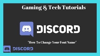 Discord: How To Change Your Font Name On Discord Fast And Easy #3