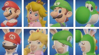 Mario + Rabbids: Kingdom Battle - All Characters