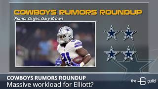 Cowboys Rumors: Cutting David Irving, Ezekiel Elliott’s Workload And Dak’s Chemistry With Receivers