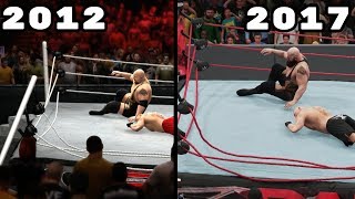 The Evolution Of Breaking The Ring In WWE Games (2012-2017)