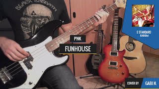 Pink - Funhouse // guitar & bass cover with tab // by Gabi N