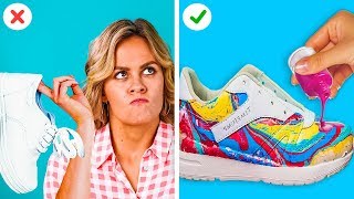 ПРОСТЫЕ МОДНЫЕ ЛАЙФХАКИ ДЛЯ ДЕВУШЕК || Стильные DIY-проекты от 123 GO! GOLD