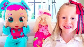 Nastya teaches children how to behave