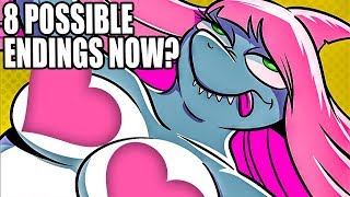8 POSSIBLE ENDINGS? PLAYING AS A FEMALE UPDATE, VISUAL NOVEL #4 - Shark Dating Simulator XL