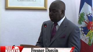 Installation du nouveau Ministre de l’Agriculture: l’Agronome Fresner Dorcin