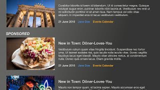 Sponsored Content In a List of Content