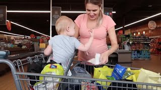 Day in the Life as a Stay at Home Mom | Groceries & Routines with Toddler