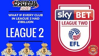 What if every club in League Two had 1 BILLION pounds? Football Manager 2018 | FM18 Experiment