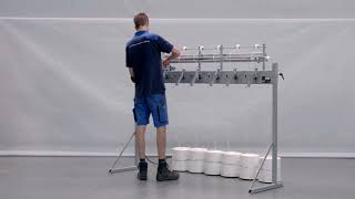 Hook winder with free fall | demonstration