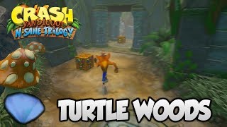 Crash Bandicoot 2 - "Turtle Woods" Blue Gem (PS4 N Sane Trilogy)