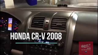 HONDA CR-V 2008,демонтаж магнитолы./CR-V car radio remove