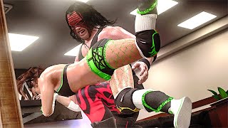 WWE 2k19: Kane vs Kairi Sane, Extreme Rules Intergender Wrestling +Backstage