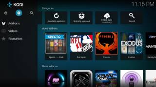 Kodi - Krypton 17.1 Classic view (confluence) skin change