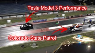 Outrunning the Police in a Tesla Model 3 Performance