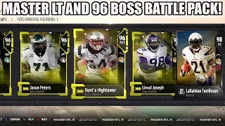 98 MASTER LT DONE AND 96 BOSS BATTLE PACK OPENING! | MADDEN 18 ULTIMATE TEAM