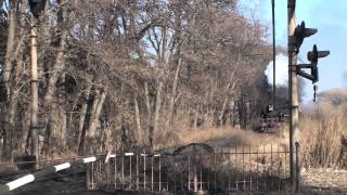 China - Fuxin 4 - Traditional Level Crossing - November 2012