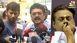 I've asked Vijayakanth to resign from Nadigar Sangam's President Post : S V Sekar Speech