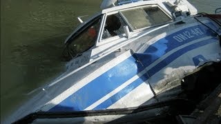Крушение теплохода в Омской области на р Иртыш - The collapse of the ship on the river Irtysh