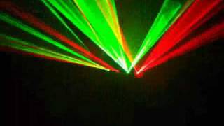 2 X GREEN 2 X RED 210 mW FOUR HEAD LASER NEW IN USA
