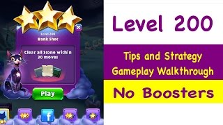 Bejeweled Stars Level 200 Tips and Strategy Gameplay Walkthrough No Boosters