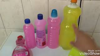 Álcool perfumado de Ajax e de desinfetante excelente pra venda