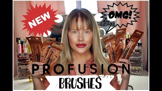 *NEW* Profusion Makeup Brushes | REVIEW & TUTORIAL | Brittany Elizabeth