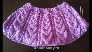 Вязание круглой кокетки спицами. Вязание кофточки сверху часть 1.