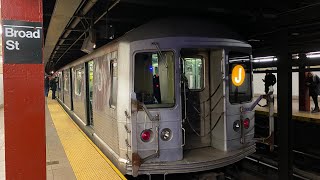 The return of R42 subway cars on the J line! Check description!