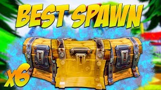 BEST Chest/Spawn Locations for Solo & Squads! 6 CHESTS (Fortnite Battle Royale)