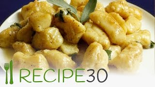 Gnocchi with burnt butter and sage best recipe in 30 seconds