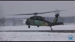 Polish S-70i Black Hawk #11 first tests - Mielec (EPML) - 2012.02.06