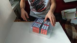 Анбоксинг  с сайта cccstore.ru !!! MoYu 2x2x2-5x5x5 Cubing Classroom SET Чёрный!