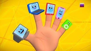 Электроника Finger Family | Питомник рифмы | Детские песни | Electronic Finger Family | Nursery Song