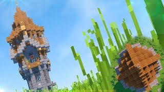 Средневековая башня в Майнкрафт - Как построить? Minecraft