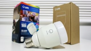 LIFX Color 1000 Wi-Fi LED Smart Bulb Unboxing & Setup!