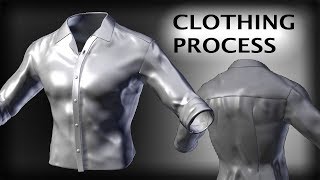 Blender clothing process