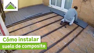 Instalar suelo de composite - Leroy Merlin