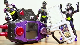 仮面ライダーエグゼイド DXデンジャラスゾンビガシャット＆バグスターバックル バグヴァイザーと合体！DXバグルドライバーが完成！音声確認 遊び方 レビュー / Dx Bugle driver