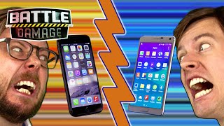 iPhone 6 Plus vs. Galaxy Note 4 Stress Test | Battle Damage | WIRED