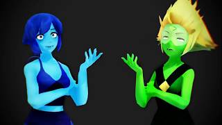 【MMD/Steven Universe】Peridot And Lapis -【Bad Girls MEME】【Motion DL】