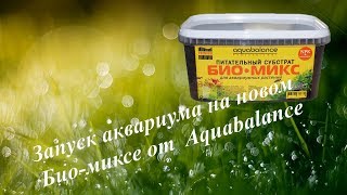 Запуск аквариума на новом Био миксе от компании  Aquabalance