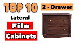 2 drawer lateral file cabinet wood