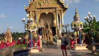 #74 Храм многорукого Будды на Самуи \  Wat Plai Laem Kho Samui \ 2018