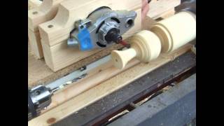 Homebuilt Router Copier Lathe