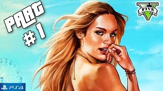 Grand Theft Auto 5 Campaign Walkthrough Part 1 - GTA 5 PS4 Gameplay LiveStream - FIRST PERSON GTA