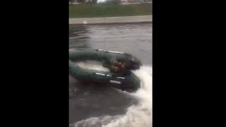 Лучшие приколы на рыбалке. Дрифт на лодке