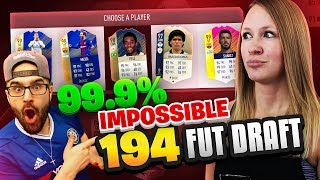 BREAKING AA9SKILLZ 99.9% 194 HIGHEST RATED FUT DRAFT!? FIFA 18