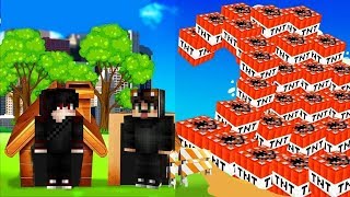 GÜVENLİ EV VS TNT TSUNAMİ! ?? - Minecraft